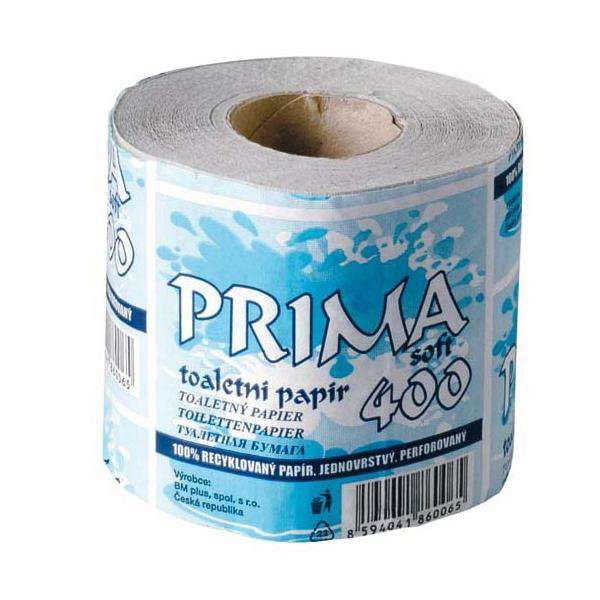 TP Prima 400 1vr 35m - Papírová hygiena Toaletní papír 1 vrstvý